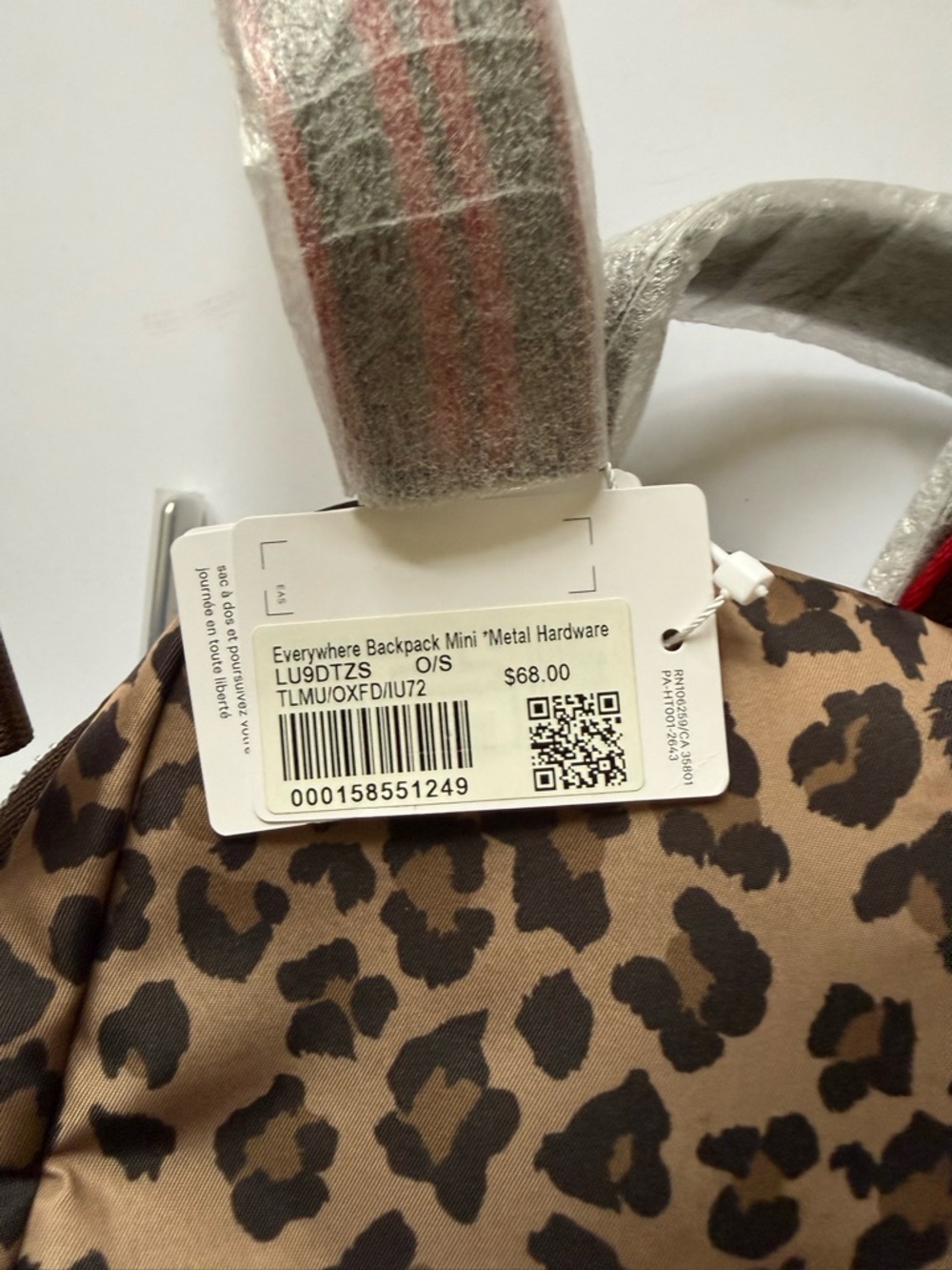 lululemon Everywhere Backpack Mini leopard-print - Picture 6 of 14